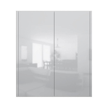 M8FCH0602WG Func, шкаф с полками 60 см (В 700мм), цвет Белый глянец