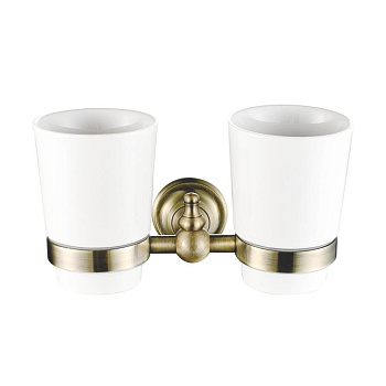 2 стакана с держателем, RG1122Q Rose, Бронза