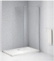 LIBERTA-L-1-105-C-Cr Душевая перегородка с односторонним входом 1050x1950 мм