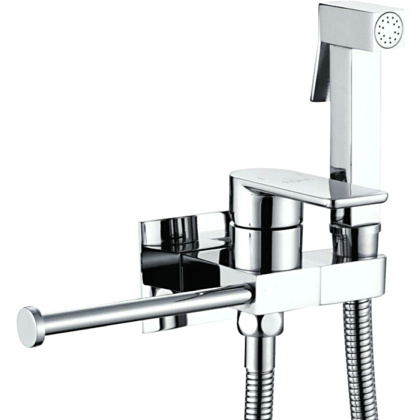 Гигиенический душ со смесителем Rose R307, хром Гигиенический душ со смесителем Rose R307, хром