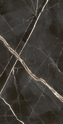 Керамогранит 610015000689 Стелларис Абсолют Блэк (160см*80см*9мм) (2шт/2,56м2) Люкс, м2