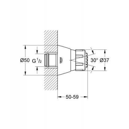 Боковой душ GROHE Relexa Plus (2 режима), хром (28286000)
 Боковой душ GROHE Relexa Plus (2 режима), хром (28286000)