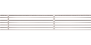 Решетка для дренажного желоба 100 мм, нержавеющая сталь
