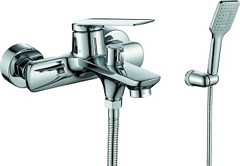 Смеситель для ванны с коротким изливом  RUSH Bering (BE5535-44) Смеситель для ванны с коротким изливом  RUSH Bering (BE5535-44)