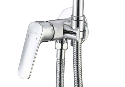 Комплект для гигиенического душа встроенный AQUATEK (cмеситель + гигиеническая лейка + шланг) AQ1019CR ВЕГА  Комплект для гигиенического душа встроенный AQUATEK (cмеситель + гигиеническая лейка + шланг) AQ1019CR ВЕГА