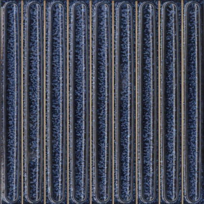 Декор чипсет Далия синий глянцевый 20x20x0,95