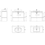 Металлическая структура PLAZA Next напольная 100, черная матовая PL.N.100.01\BLK.M
