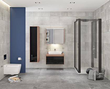 Душевая кабина Zest 90*90 см угловая, левосторонняя