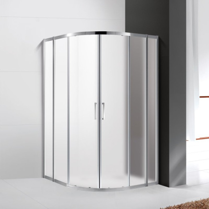 MOLVENO-R-11-90+20-P-Cr Душевой уголок Условные размеры, мм:1100x1100x1950 Габариты с диапазоном регулировок, мм:(1080-1105)x(1080-1105)х1950 Ширина входа, мм:480 