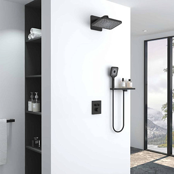Душевой комплект Inspire VSFW-3I21MT4RMB встраиваемый, термостатический, двухрежимный, черный Душевой комплект Inspire VSFW-3I21MT4RMB встраиваемый, термостатический, двухрежимный, черный