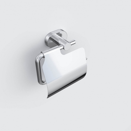 A74341400 Sense L, Держатель для туалетной бумаги с крышкой, хром