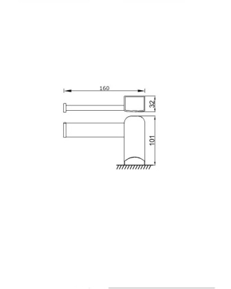 Бумагодержатель RUSH Thira (TR36111A) Бумагодержатель RUSH Thira (TR36111A)