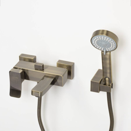 Смеситель WasserKRAFT Exter 1601 светлая бронза для ванны