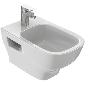 Биде подвесное Jacob Delafon Struktura с отв. для смесителя 54*34см, белый EMC0002-00, шт