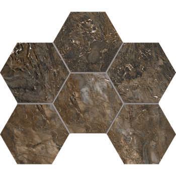 Мозаика BR04 Hexagon 25x28,5 непол. Мозаика BR04 Hexagon 25x28,5 непол.