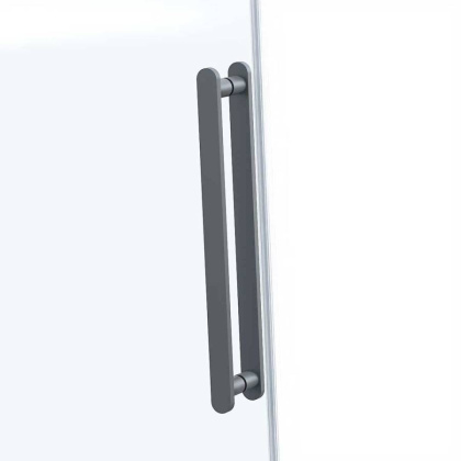 Душевой уголок Como Soft VSR-1CS1012CLGM, 1200*1000, вороненая сталь, стекло прозрачное