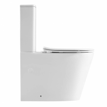 Унитаз компакт Abber Bequem AC1112TMW белый матовый с микролифтом