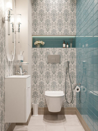 Плитка настенная 6405 Браганса бежевый светлый (25см*40см*8мм) (11шт/1,1м2) матовый, м2