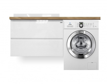 Тумба подвесная под умывальник Malibu Luxe 1550х500 2 ящика (ШхГхВ) 898х476х607 Тумба подвесная под умывальник Malibu Luxe 1550х500 2 ящика (ШхГхВ) 898х476х607