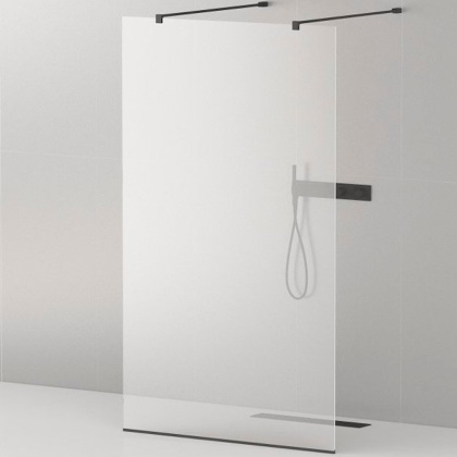 LIBERTA-L-2-80-120-C-NERO Душевая перегородка с возможностью двустороннего входа, стекло прозрачное, профиль чёрный, 800x1200x1950 мм LIBERTA-L-2-80-120-C-NERO Душевая перегородка с возможностью двустороннего входа, стекло прозрачное, профиль чёрный, 800x1200x1950 мм