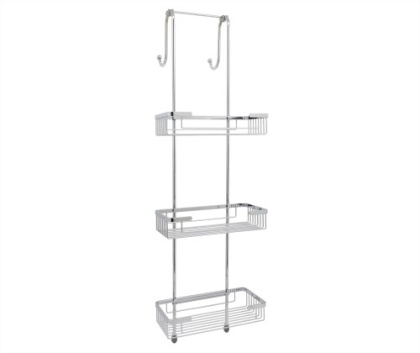 Комплект из держателей и 3-х навесных полок, 27,5х92,5х27,3 см, хром, K-72233