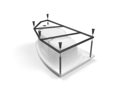 Акриловая ванна Cersanit Joanna 150х95 R 63337