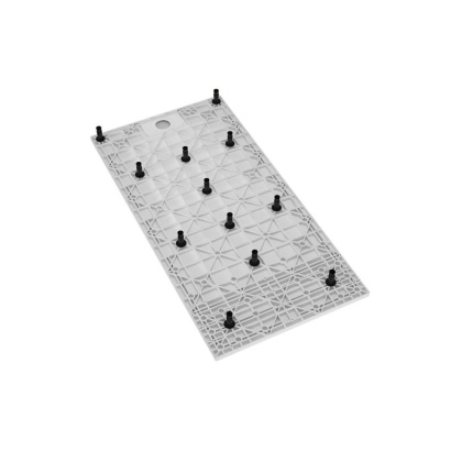 Душевой поддон  80*100*26 RGW TUS-108W Белый/Прямоуг Ø 90 мм 