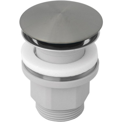Пробка "click-clack" к сифону для умывальника A64IN (инокс)