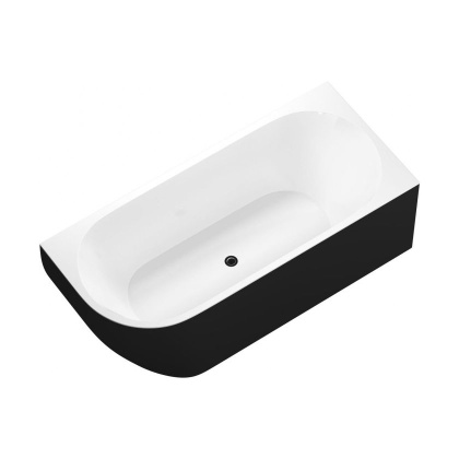 Акриловая ванна Aquanet Family Elegant B 180x80 3806N Gloss Finish (панель Black matte)