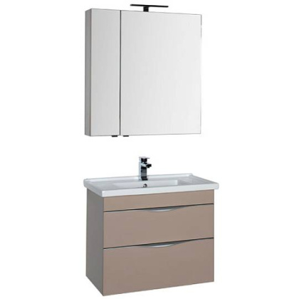 Мебель для ванной Aquanet Эвора 80 капучино Мебель для ванной Aquanet Эвора 80 капучино